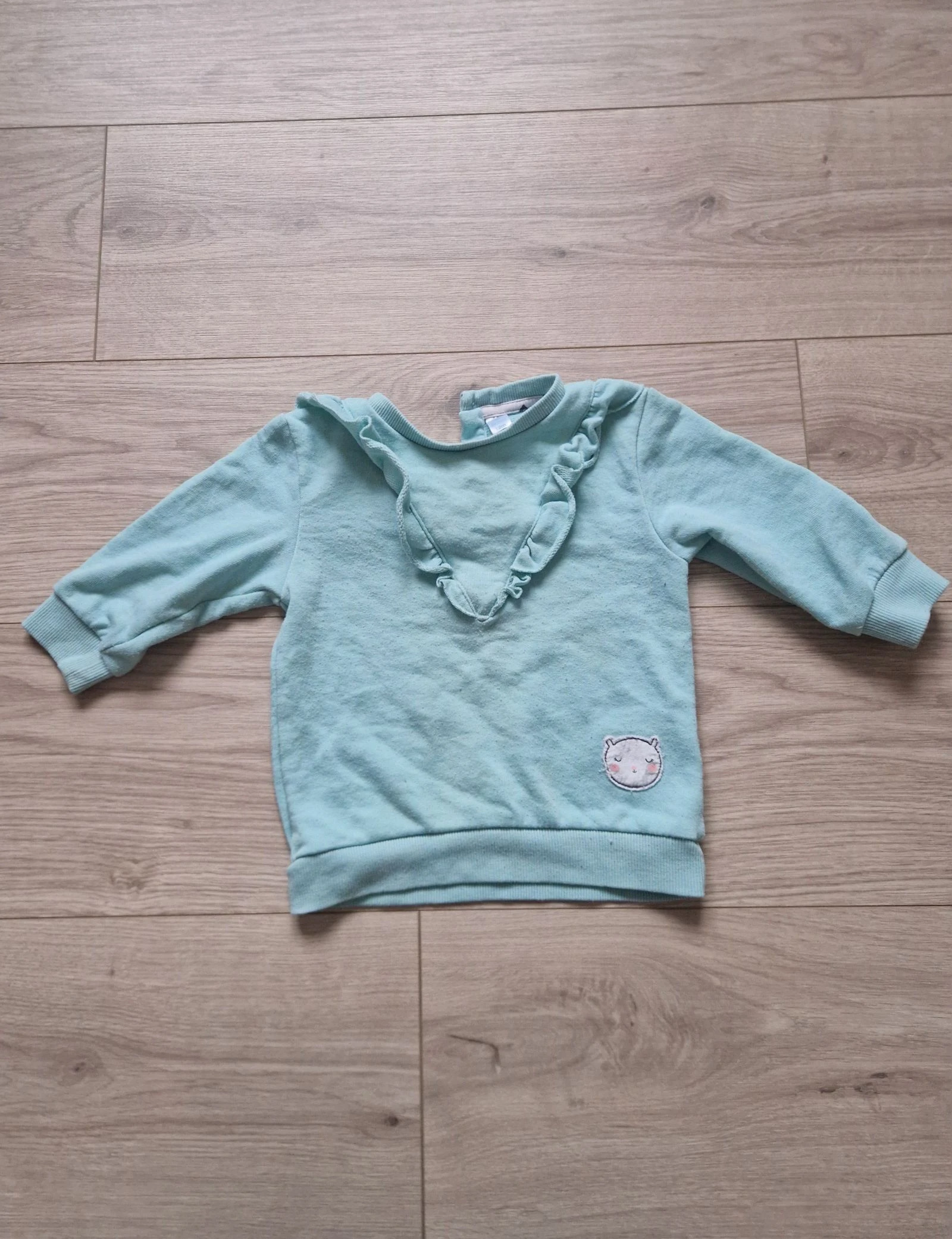 🍃 Pull bébé fille – TEX – 12 mois – état correct